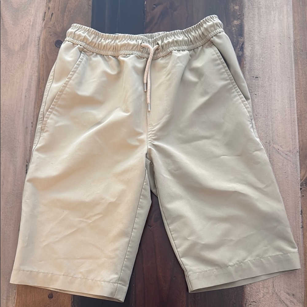 Nautica Tan Athletic Shorts with Elastic Waistband